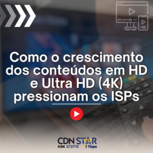 Leia mais sobre o artigo Como o crescimento dos conteúdos em HD e Ultra HD (4K) pressionam os ISPs